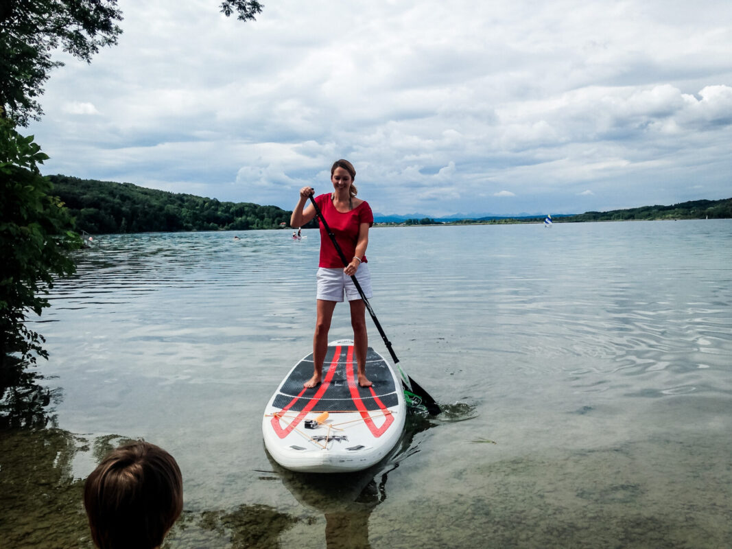 StandupPaddling in Bayern am Pilsensee! LIEBLINGSSPOT