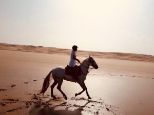 Reiten am Strand von Essaouira