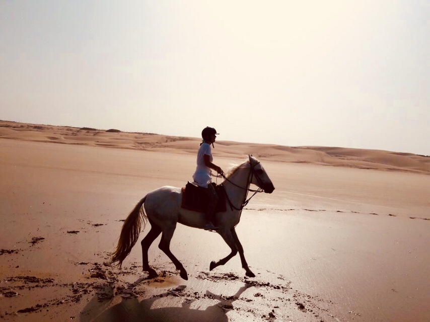 Reiten am Strand