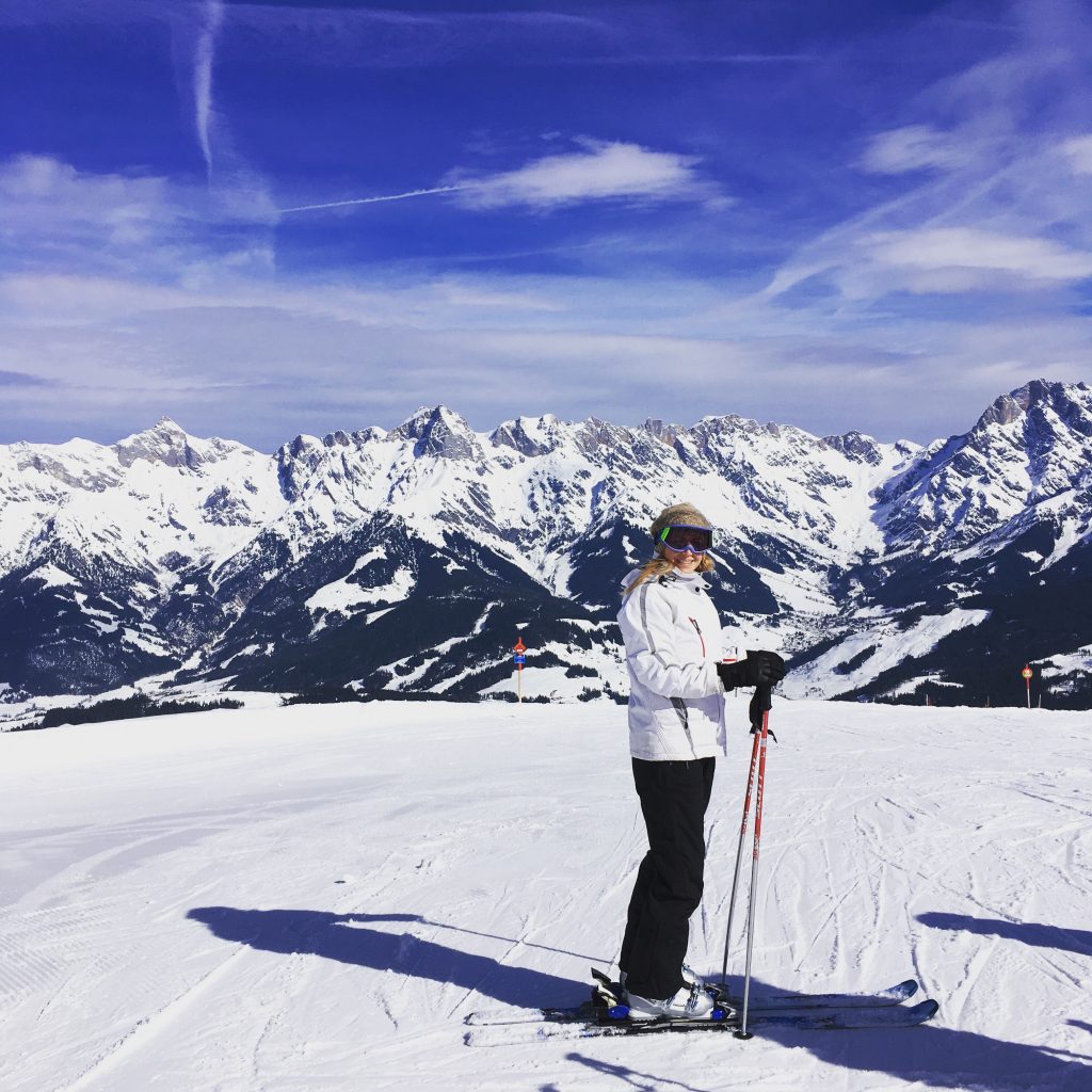 Perfekte Bedingungen zum Skifahren in Maria Alm an der Abergbahn