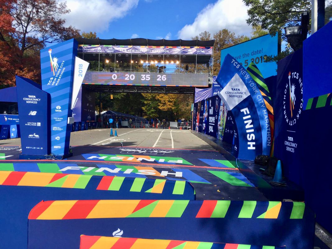 Finish New York Marathon in Central Park