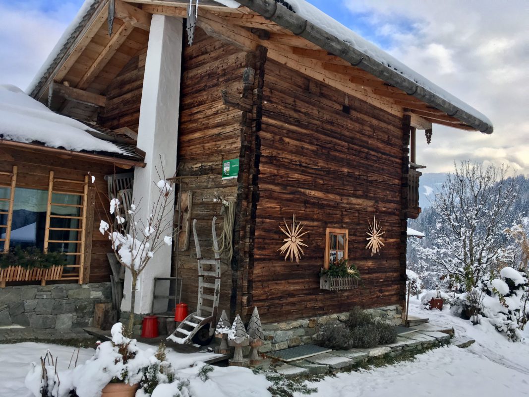 Ausblick Berg-Chalet