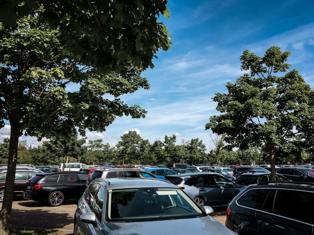 Well filled parking