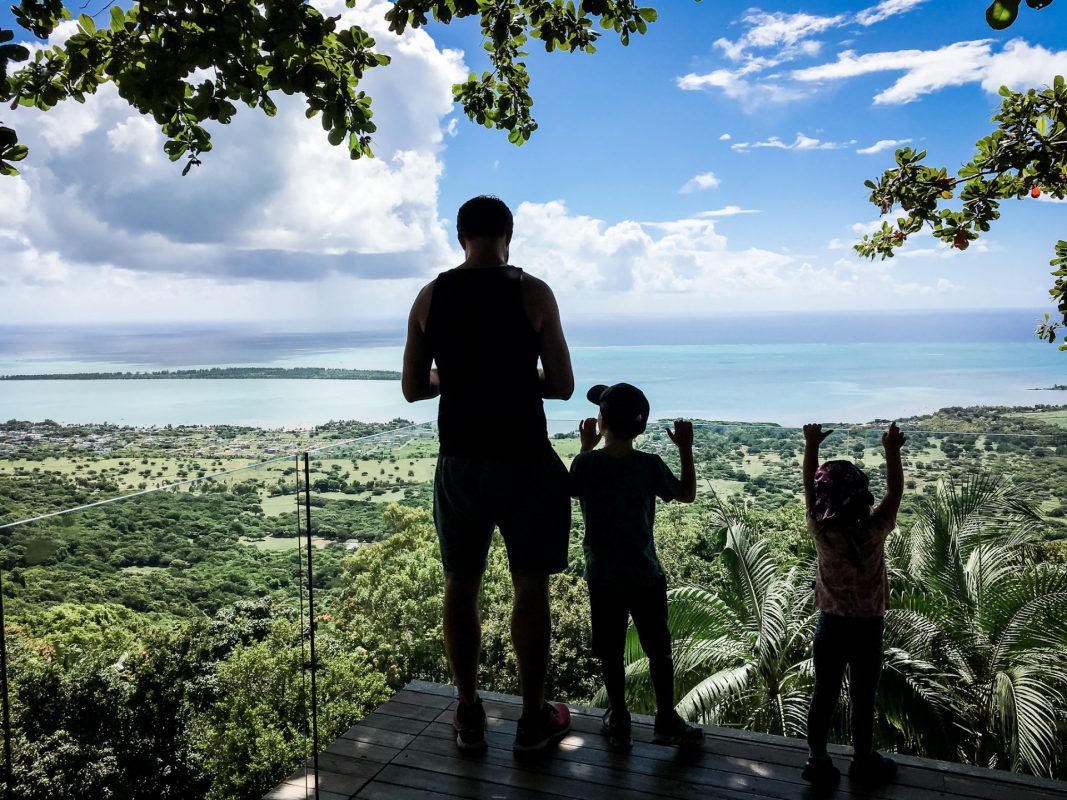 Ausblick im Lakaz Chamarel