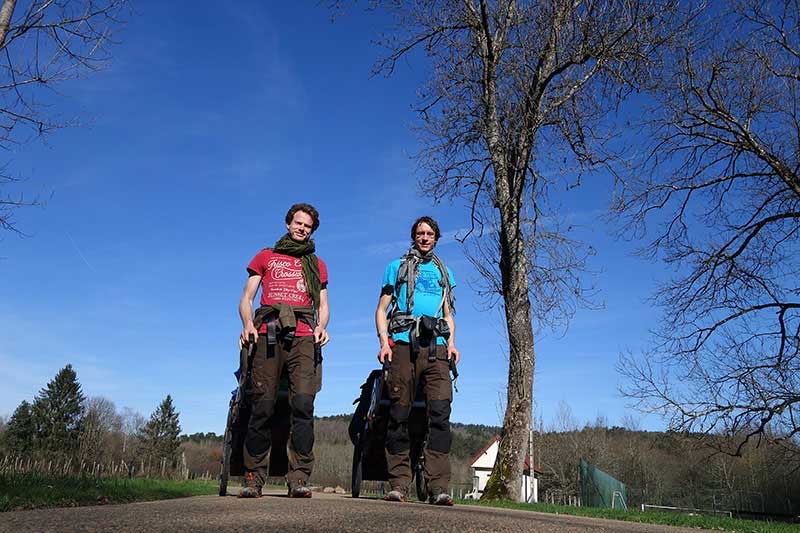 The life adventurers Heiko and Franz