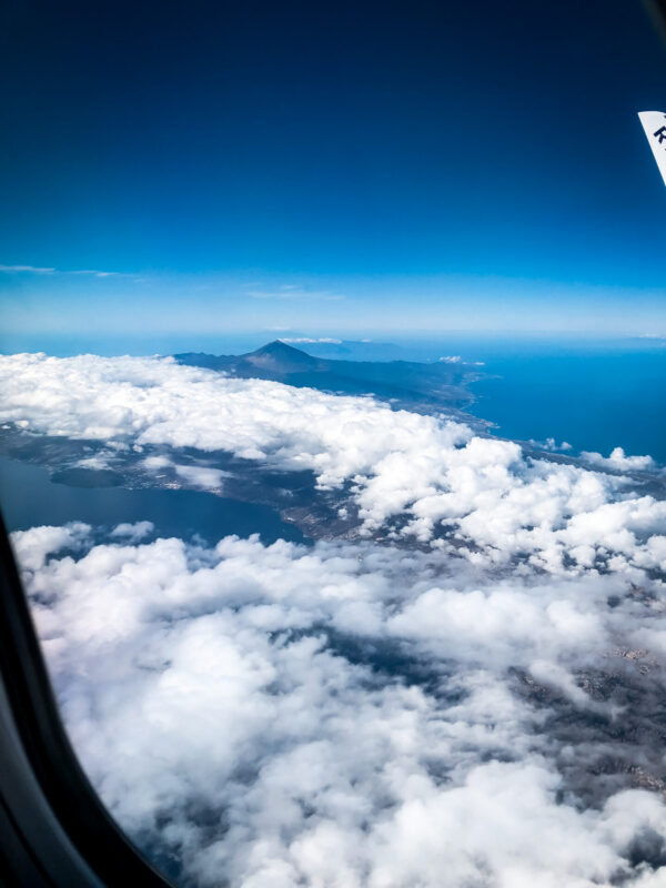 Teneriffa im Winter von oben