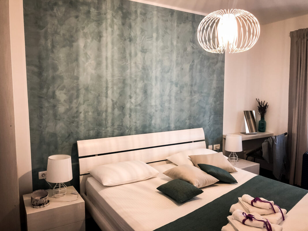 Schlafzimmer Auretta Apartment Novigrad