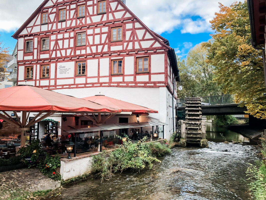 Pittoreskes Fischerviertel in Ulm
