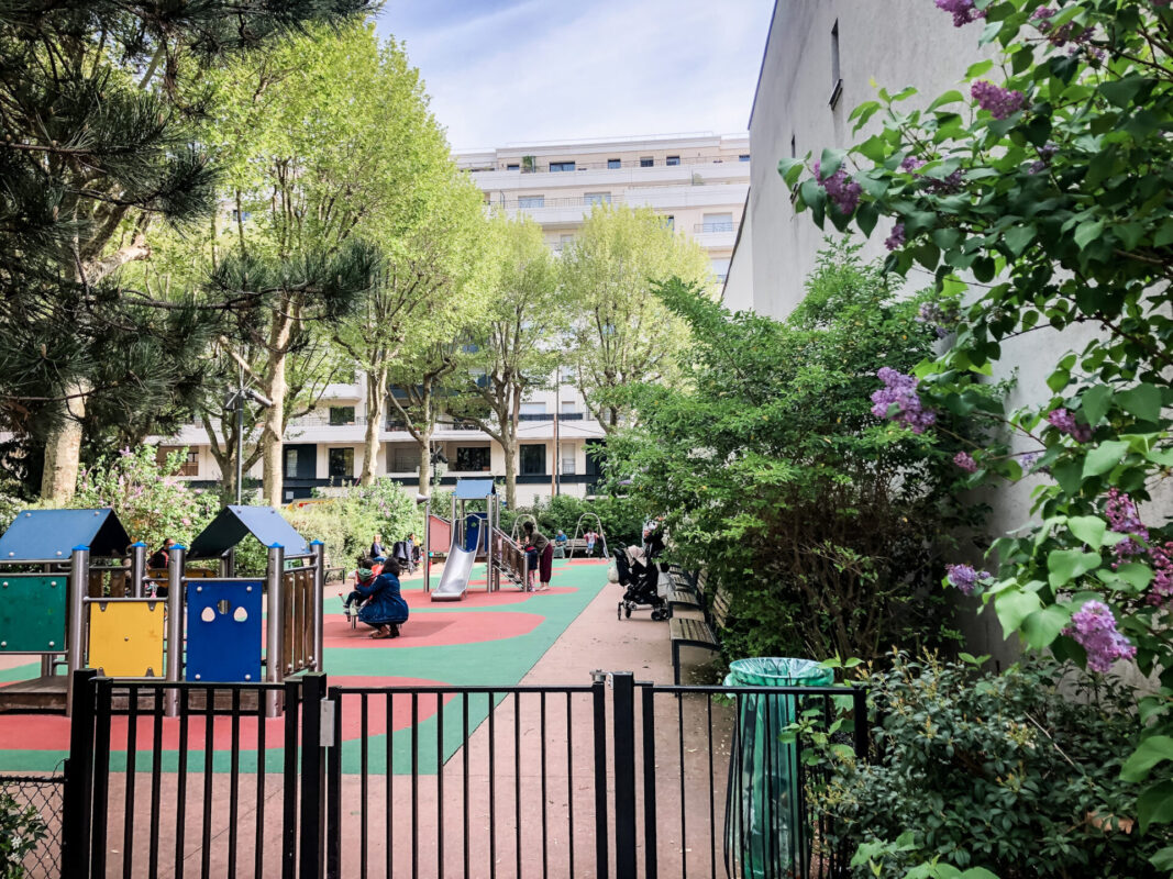 Spielplatz bei der Metrostation