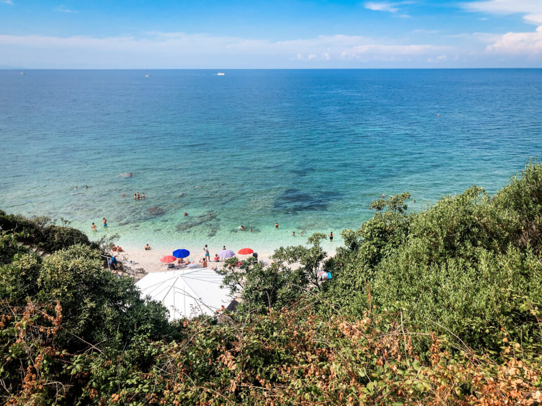 Die Bucht Capo Bianco