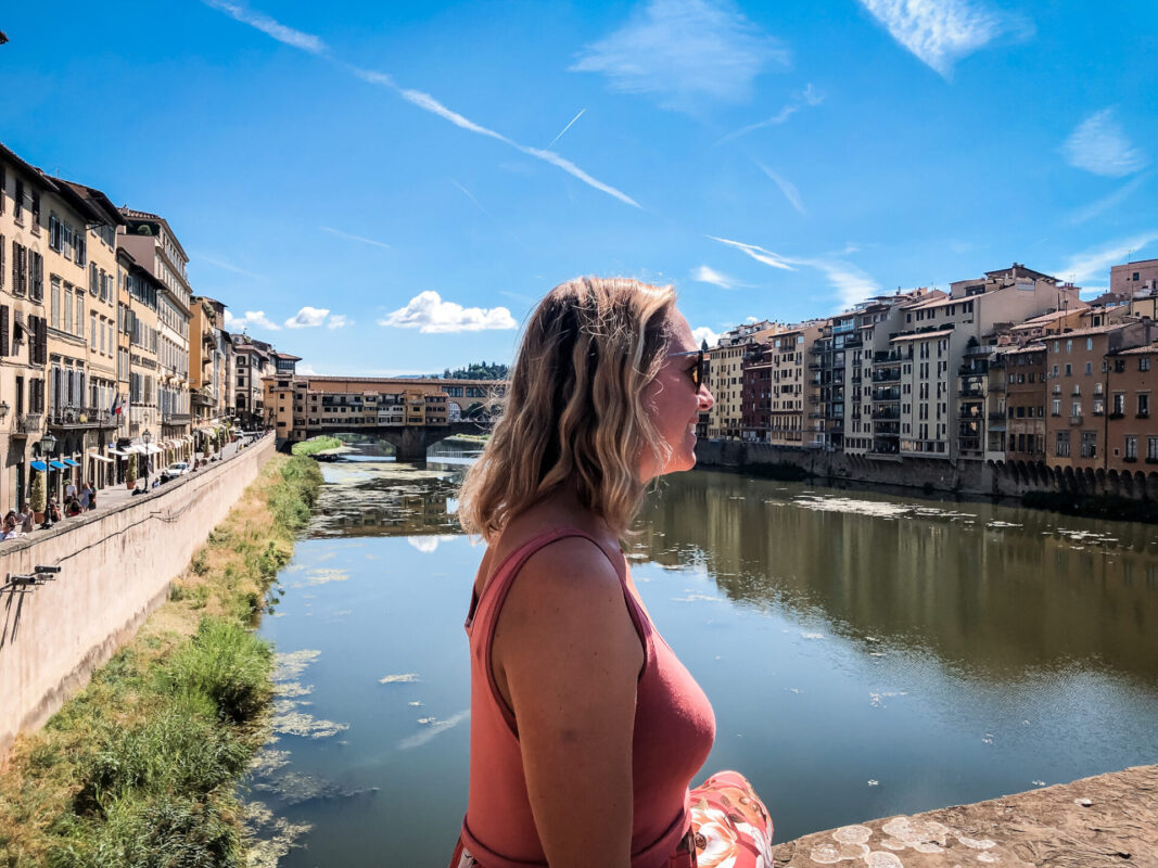 Die Ponte Vecchio in Florenz